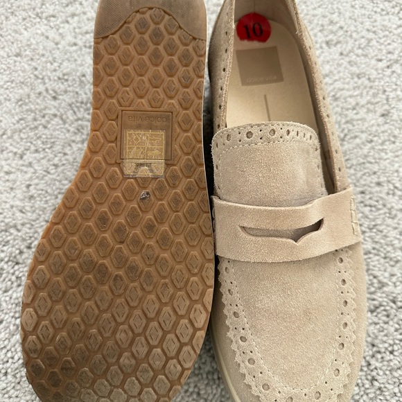 Dolce Vita tan Suede Loafers - Picture 3 of 6